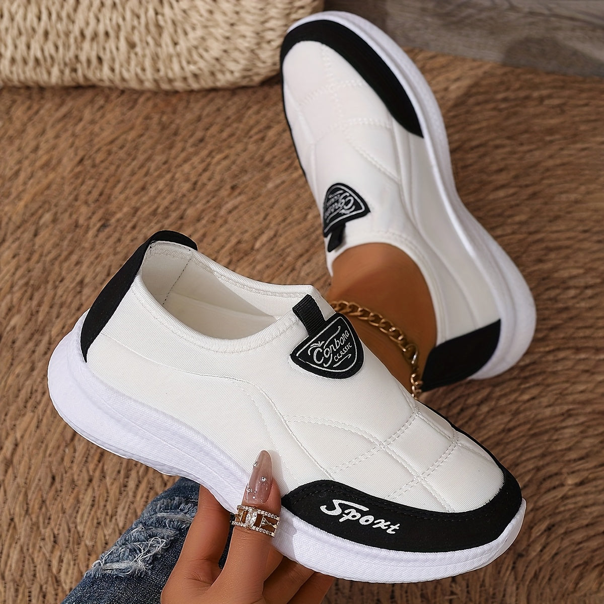 🔥Ostatnia promocja - 50% użytkowania - lekkie, oddychające, miękkie trampki damskie 