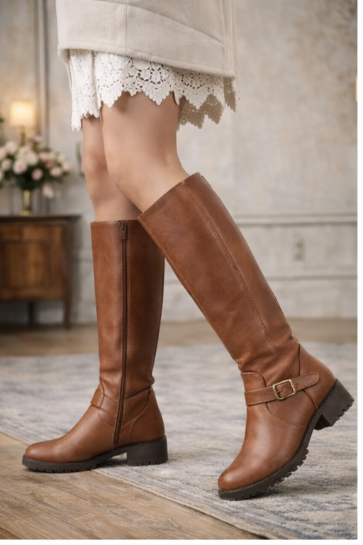 Rosavie – Wygodne botki na zwykłym obcasie