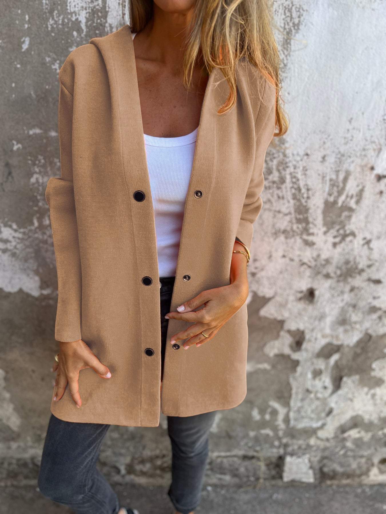 LUNA | Hooded Cardigan Coat