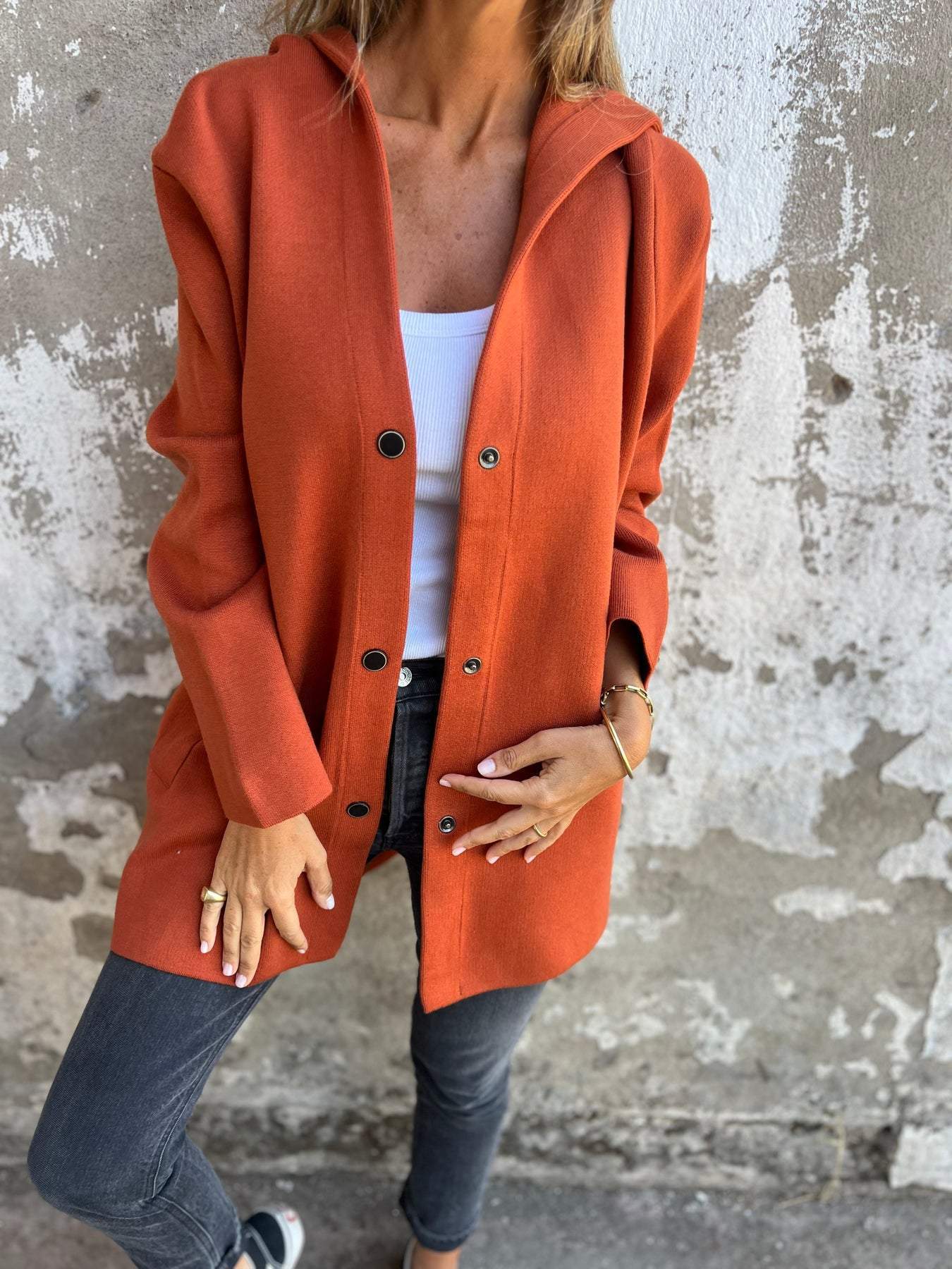 LUNA | Hooded Cardigan Coat