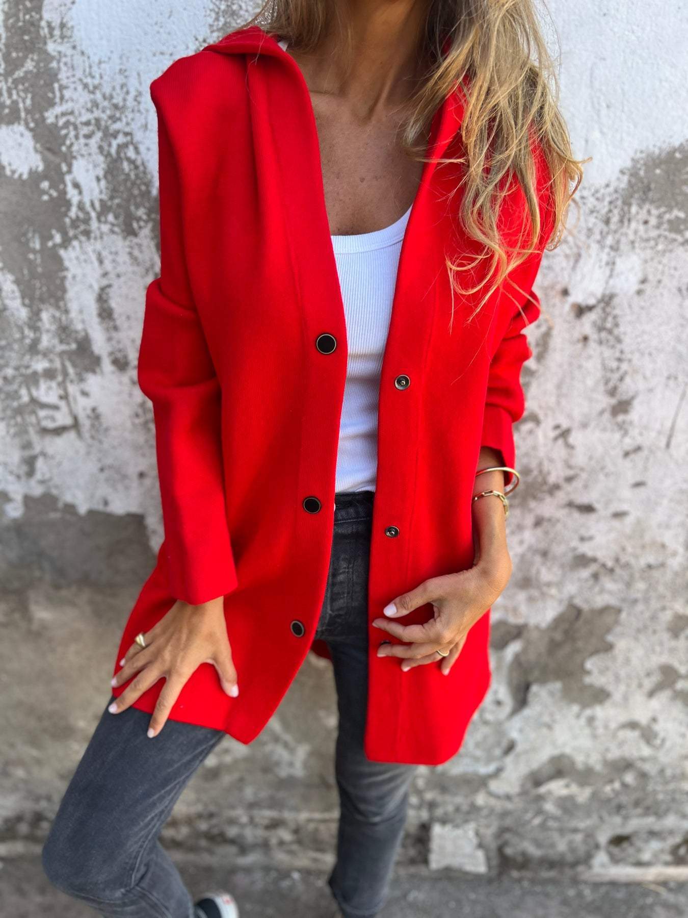 LUNA | Hooded Cardigan Coat