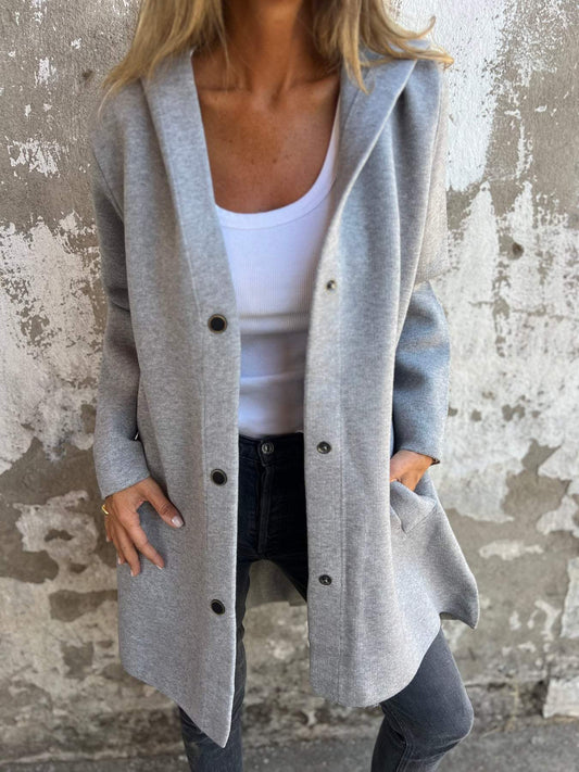 LUNA | Hooded Cardigan Coat