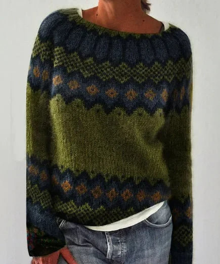 Stella - Retro Autumn Sweater