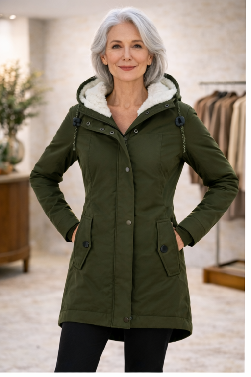 Sophia - Nowoczesny Płaszcz Zimowy